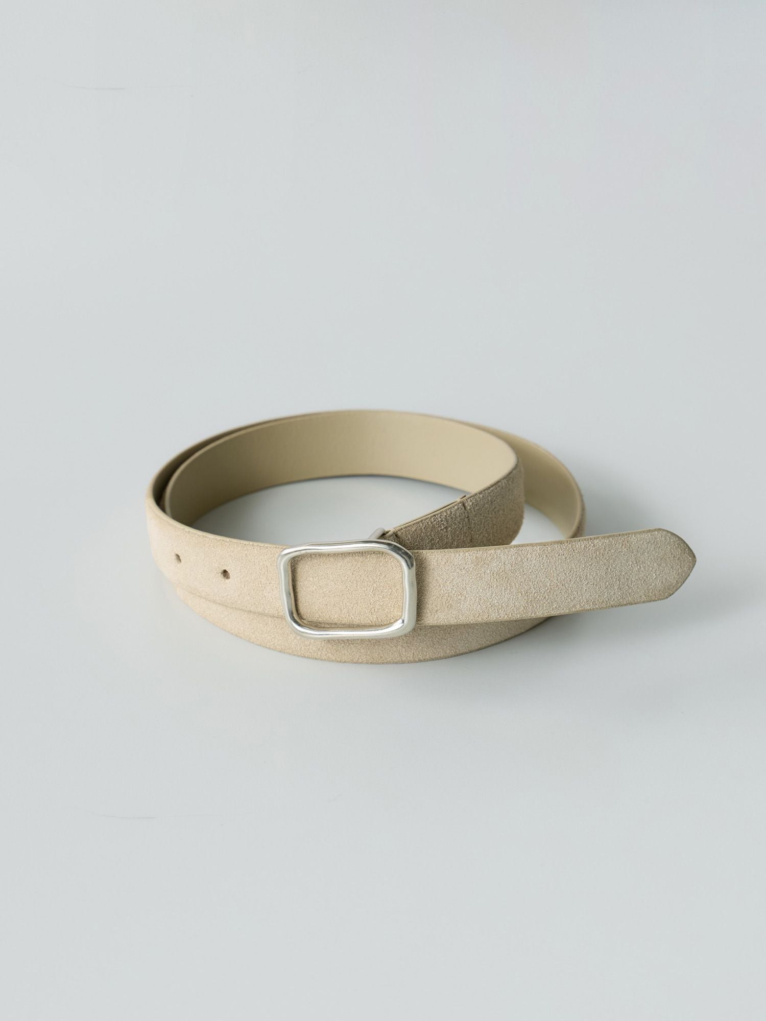 ボタンスタッズスウェードベルト