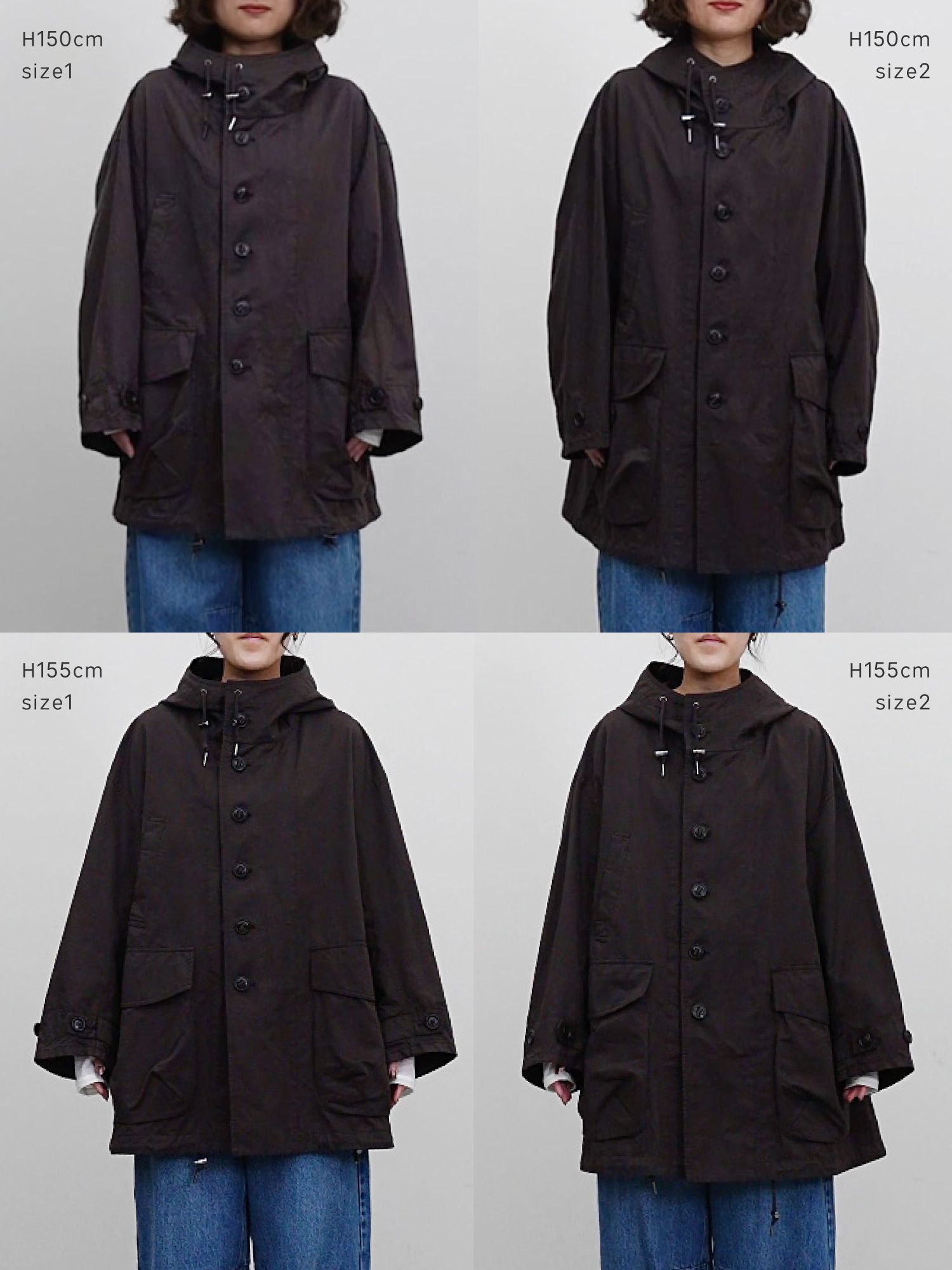 ピーチスキンモッズコート