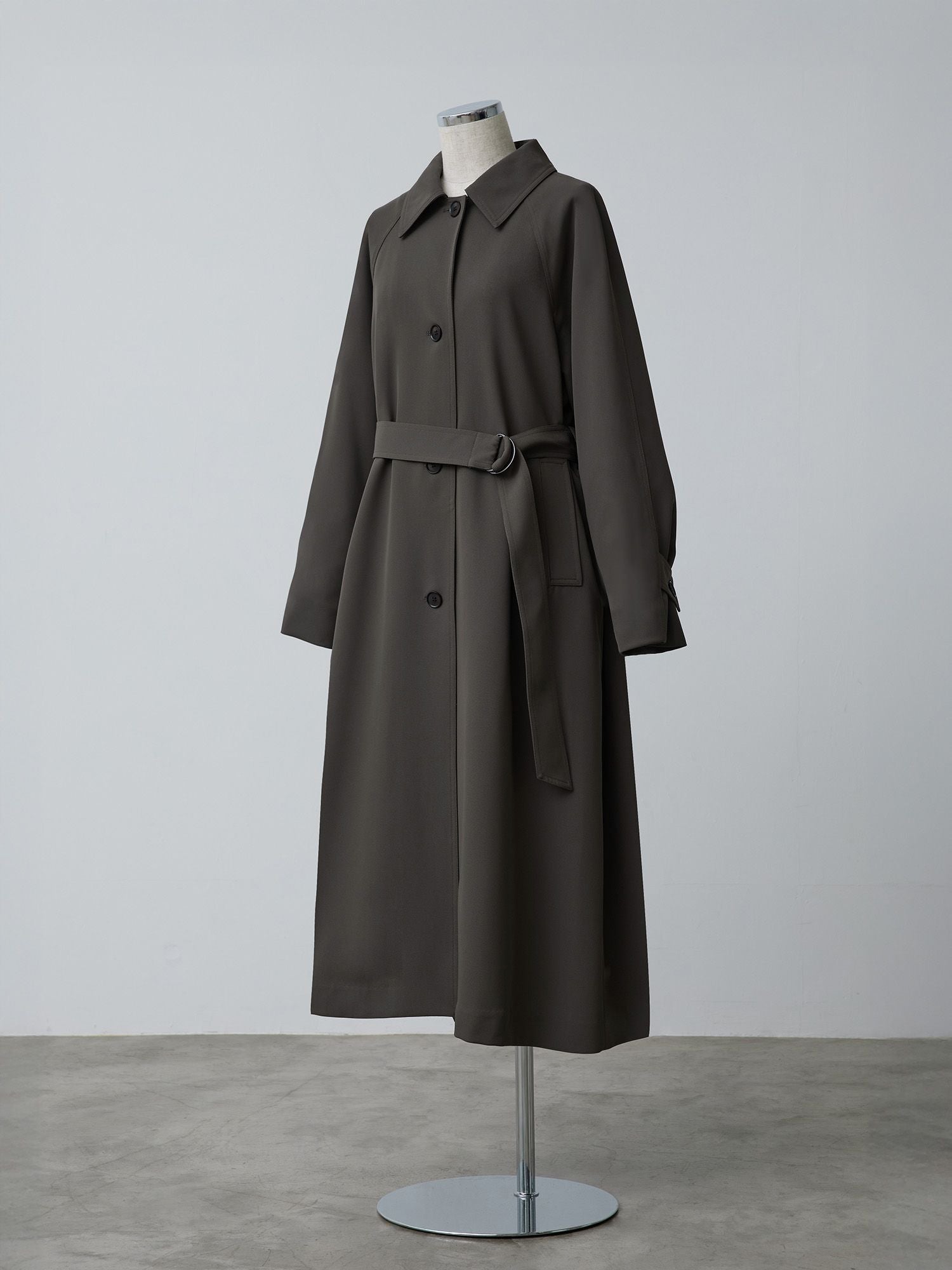 ドレープステンカラーコート