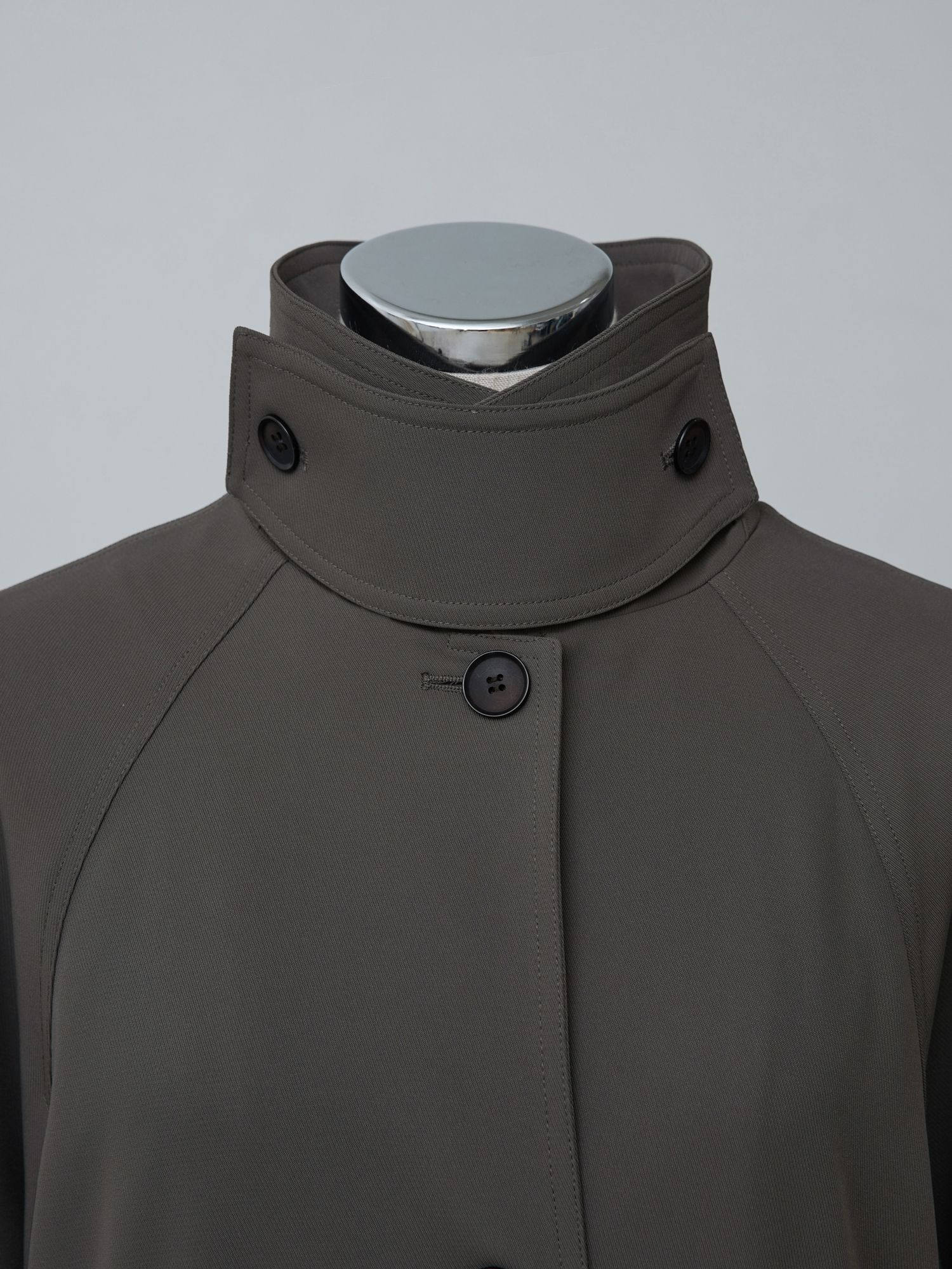 ドレープステンカラーコート