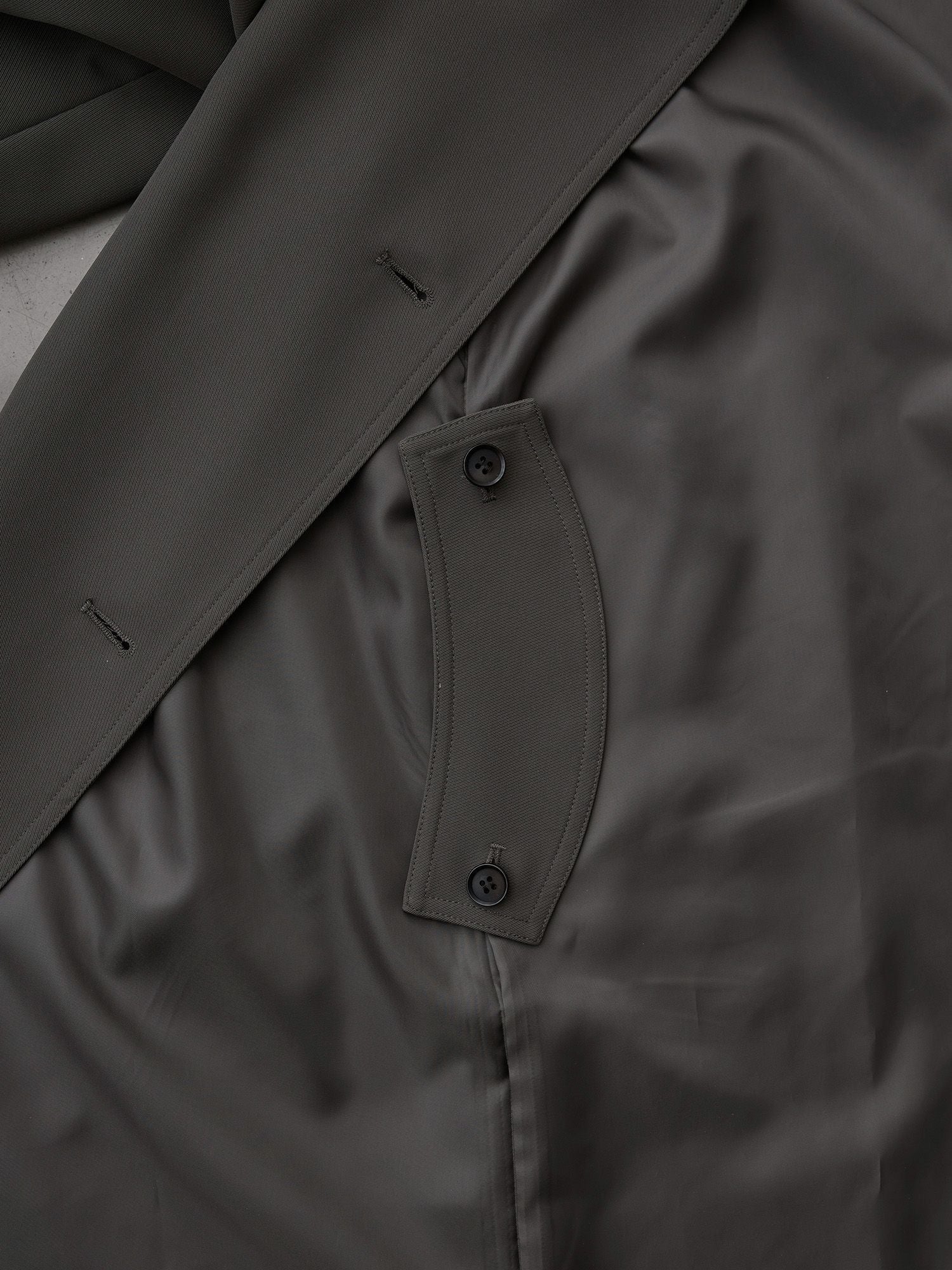 ドレープステンカラーコート