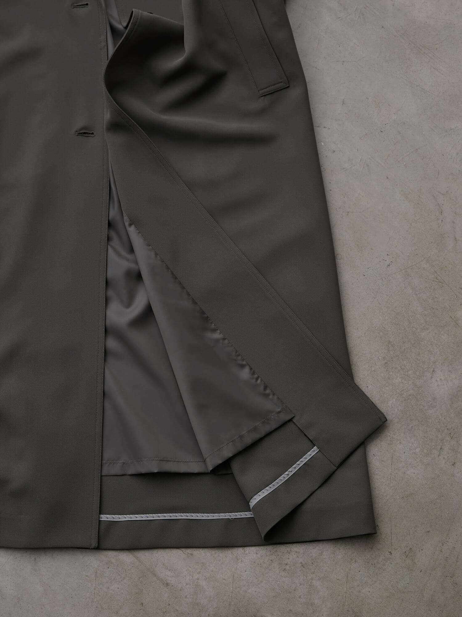 ドレープステンカラーコート