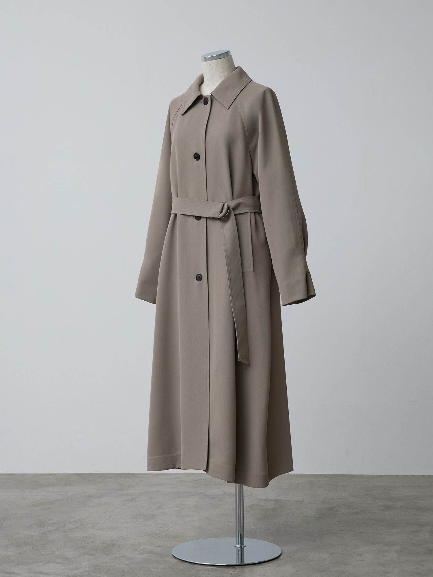 ドレープステンカラーコート