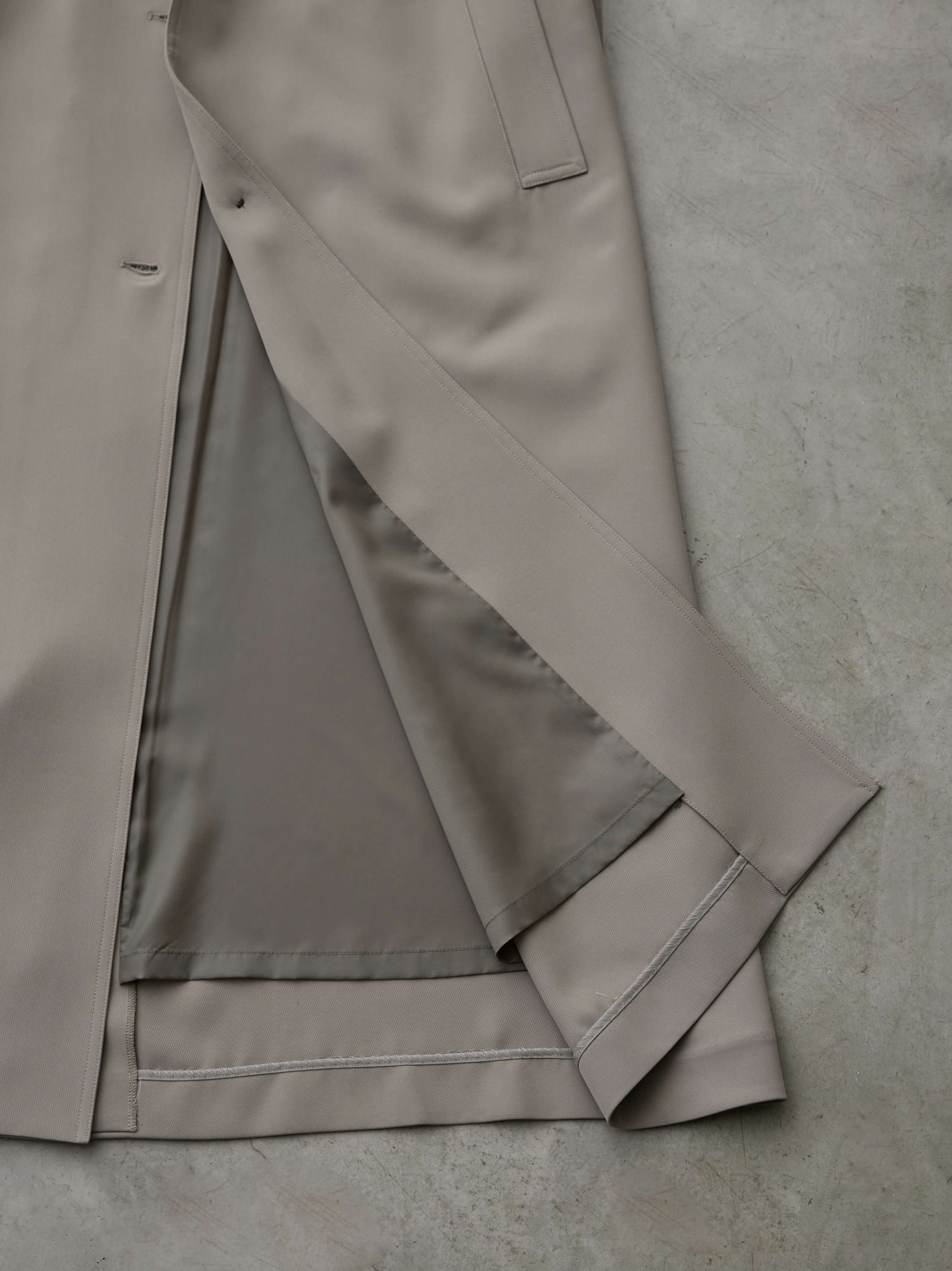 ドレープステンカラーコート