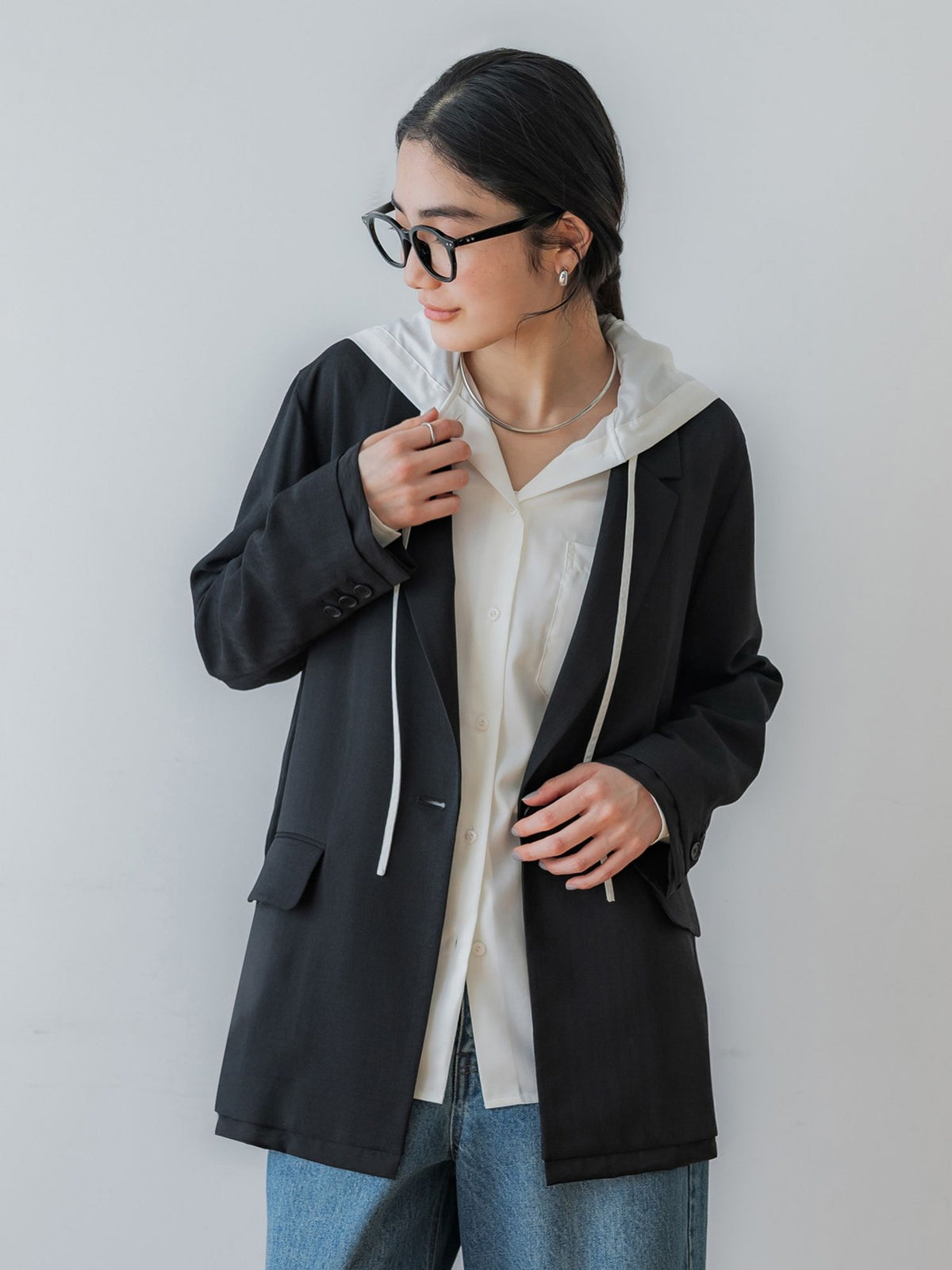 crewre online store / レイヤードシアージャケット
