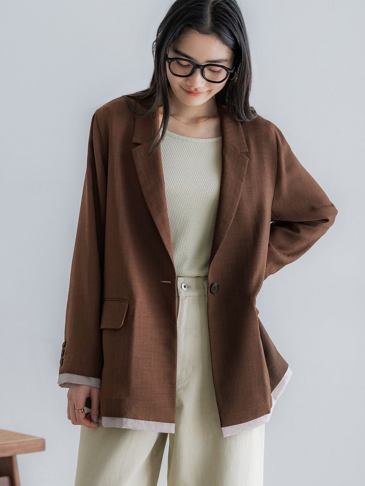 crewre online store / レイヤードシアージャケット