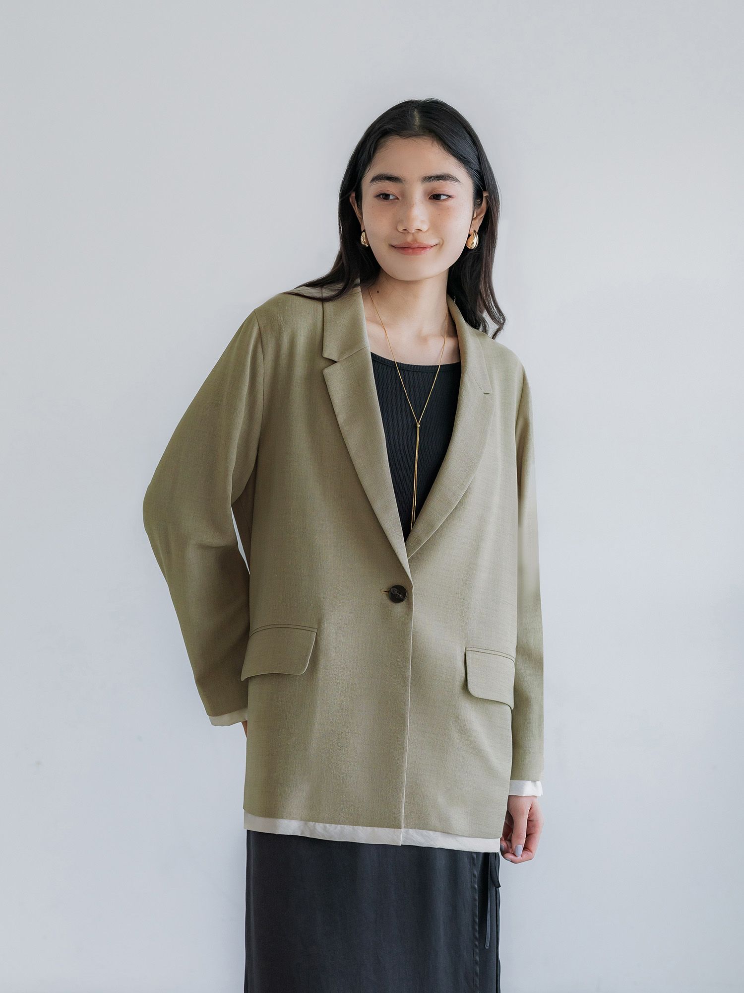 crewre レイヤードシアージャケット テーラード 冷房対策 crewre online store / レイヤードシアージャケット