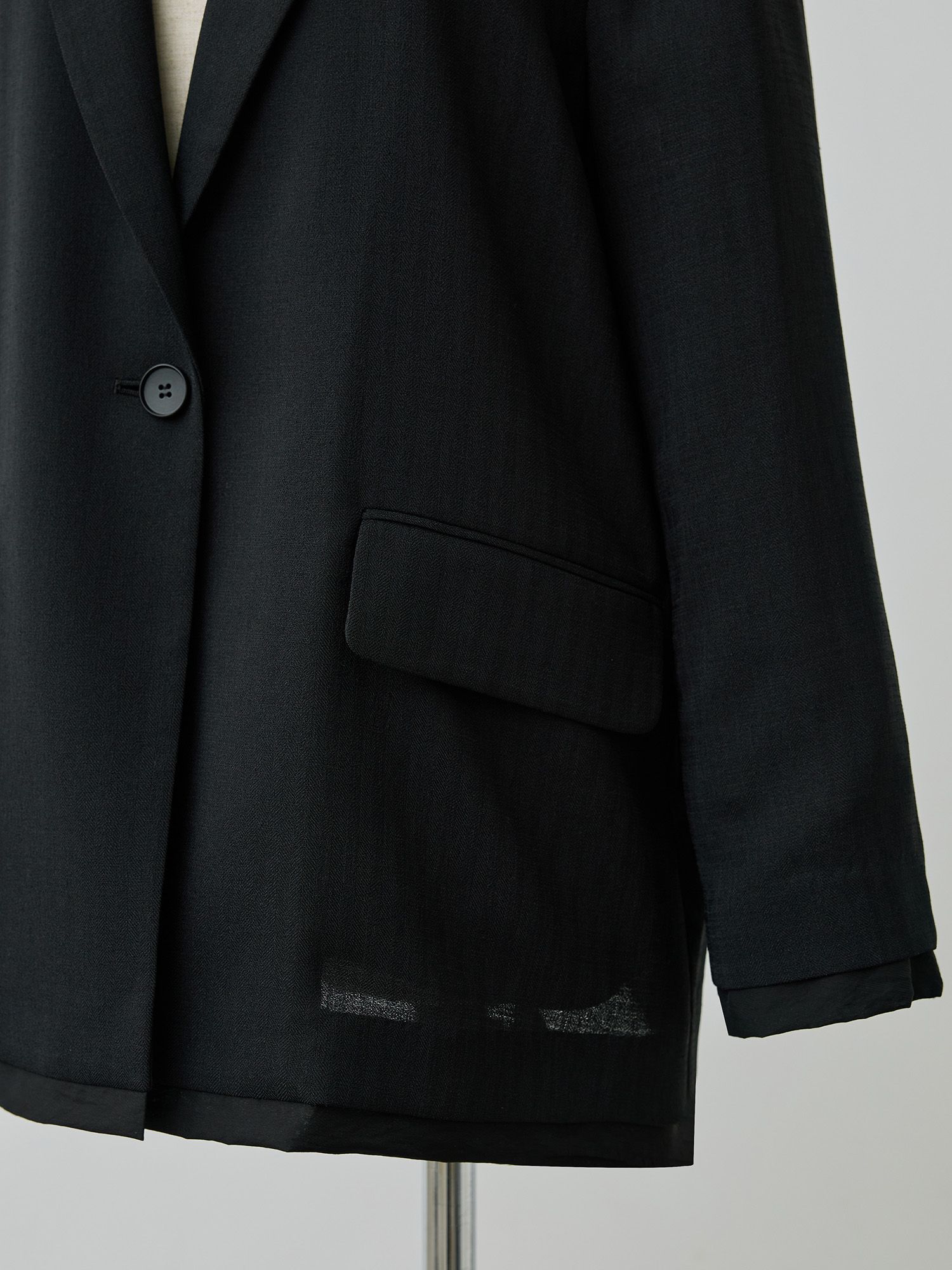 レイヤードシアージャケット