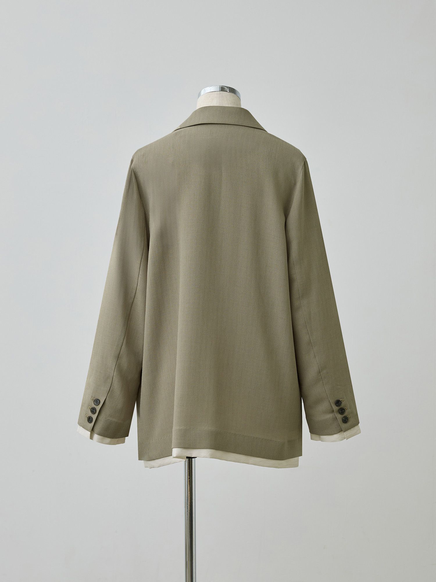 レイヤードシアージャケット