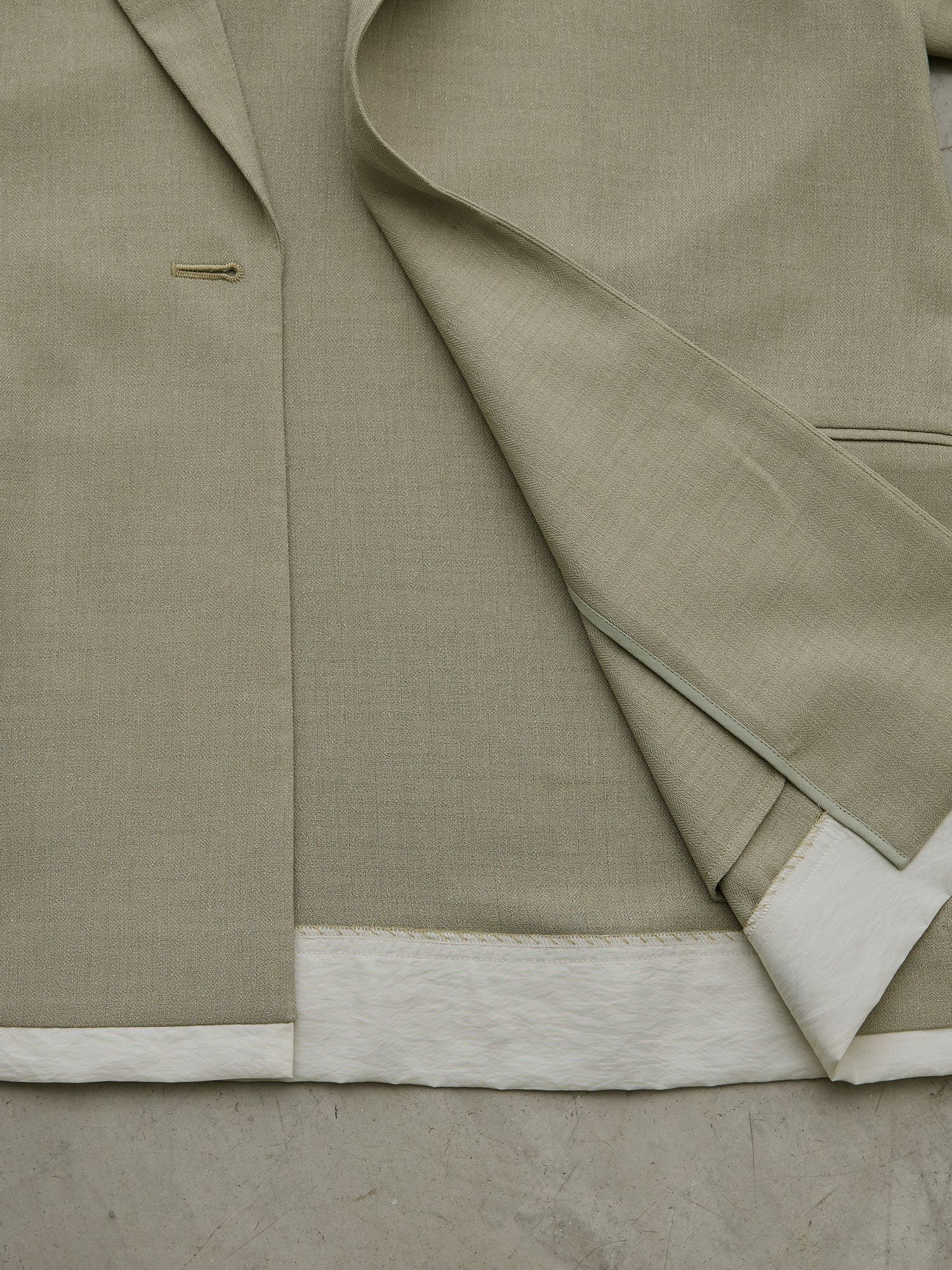 レイヤードシアージャケット