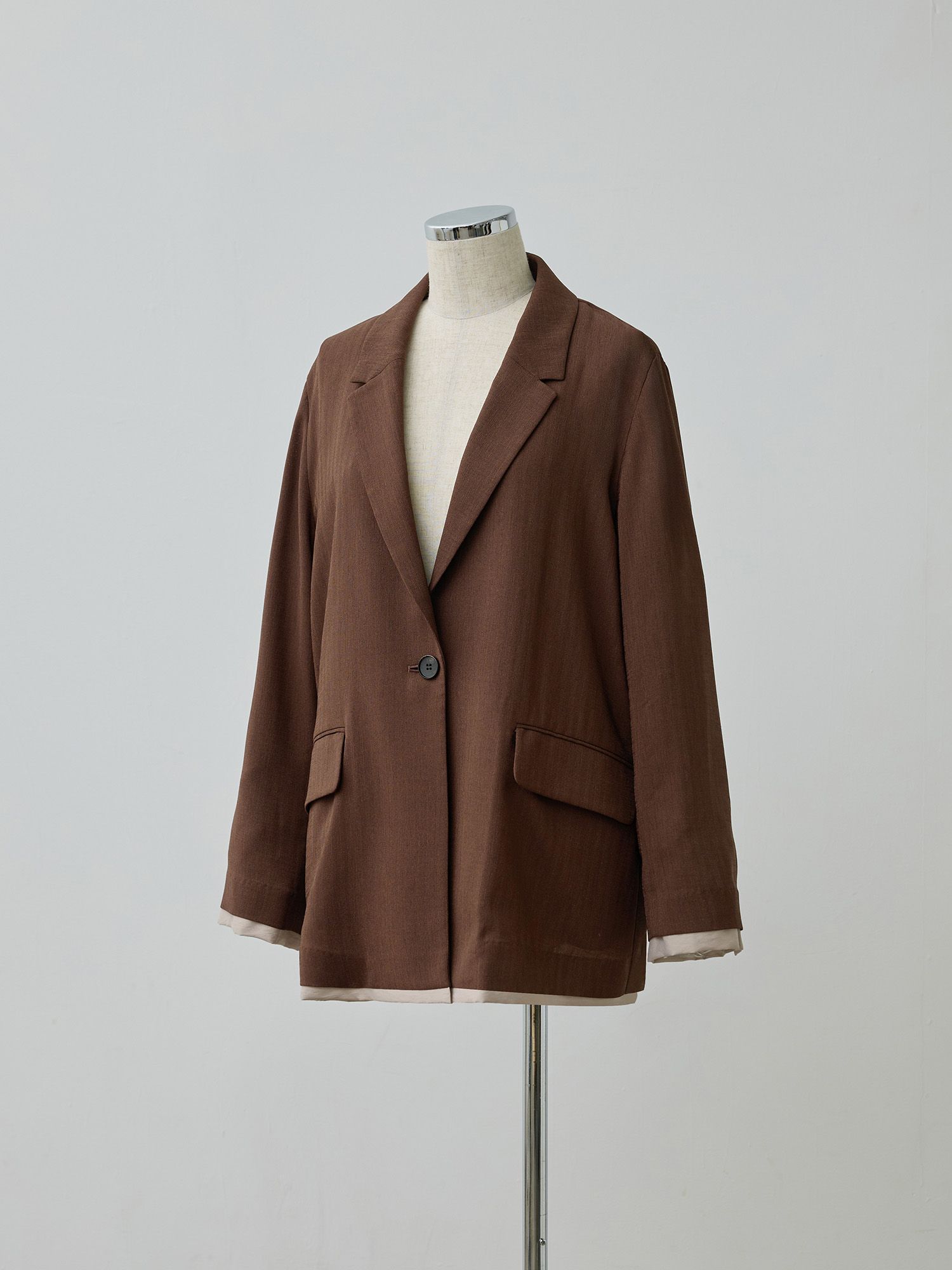 レイヤードシアージャケット