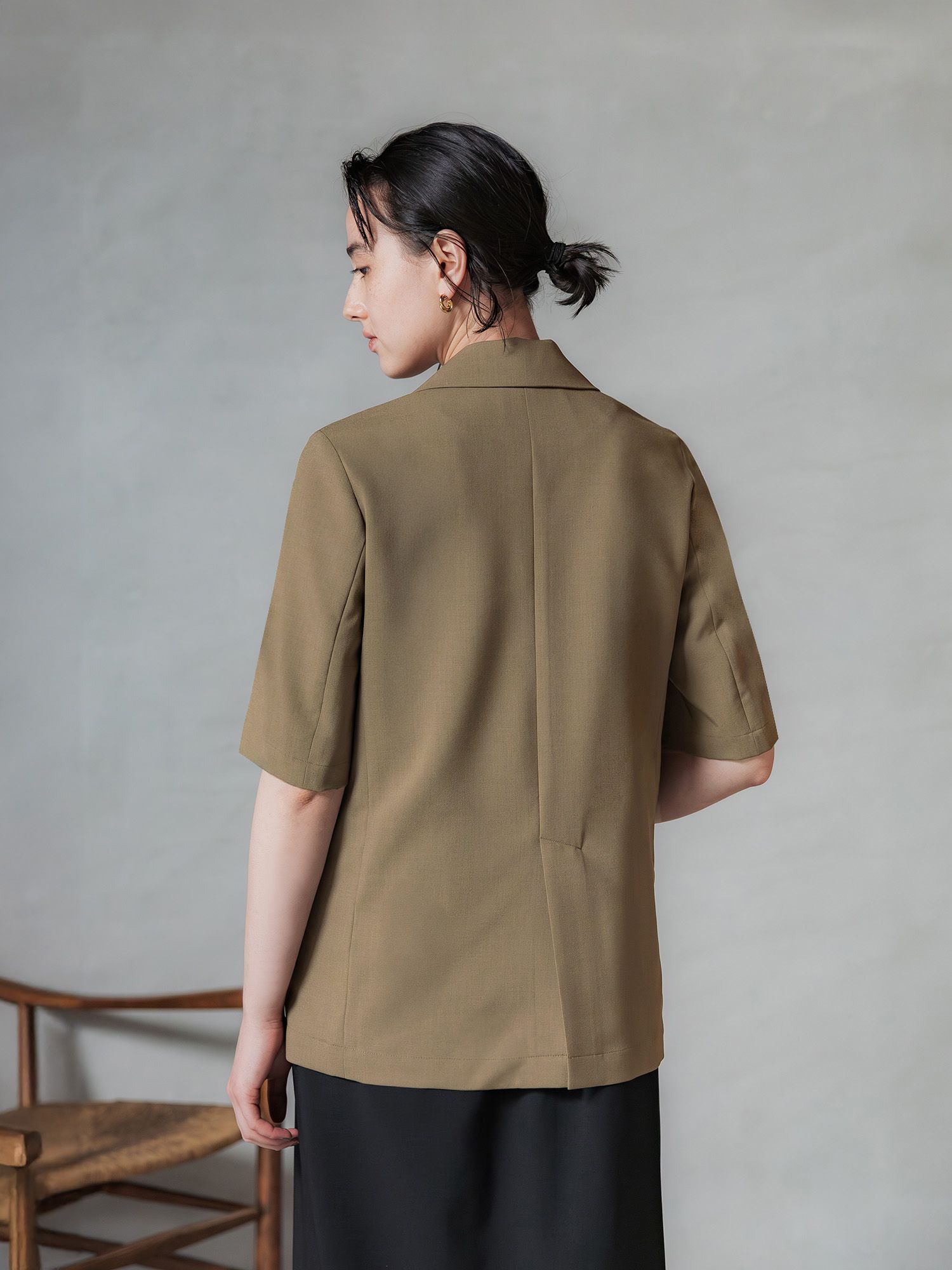 crewre online store / ショールハーフスリーブジャケット