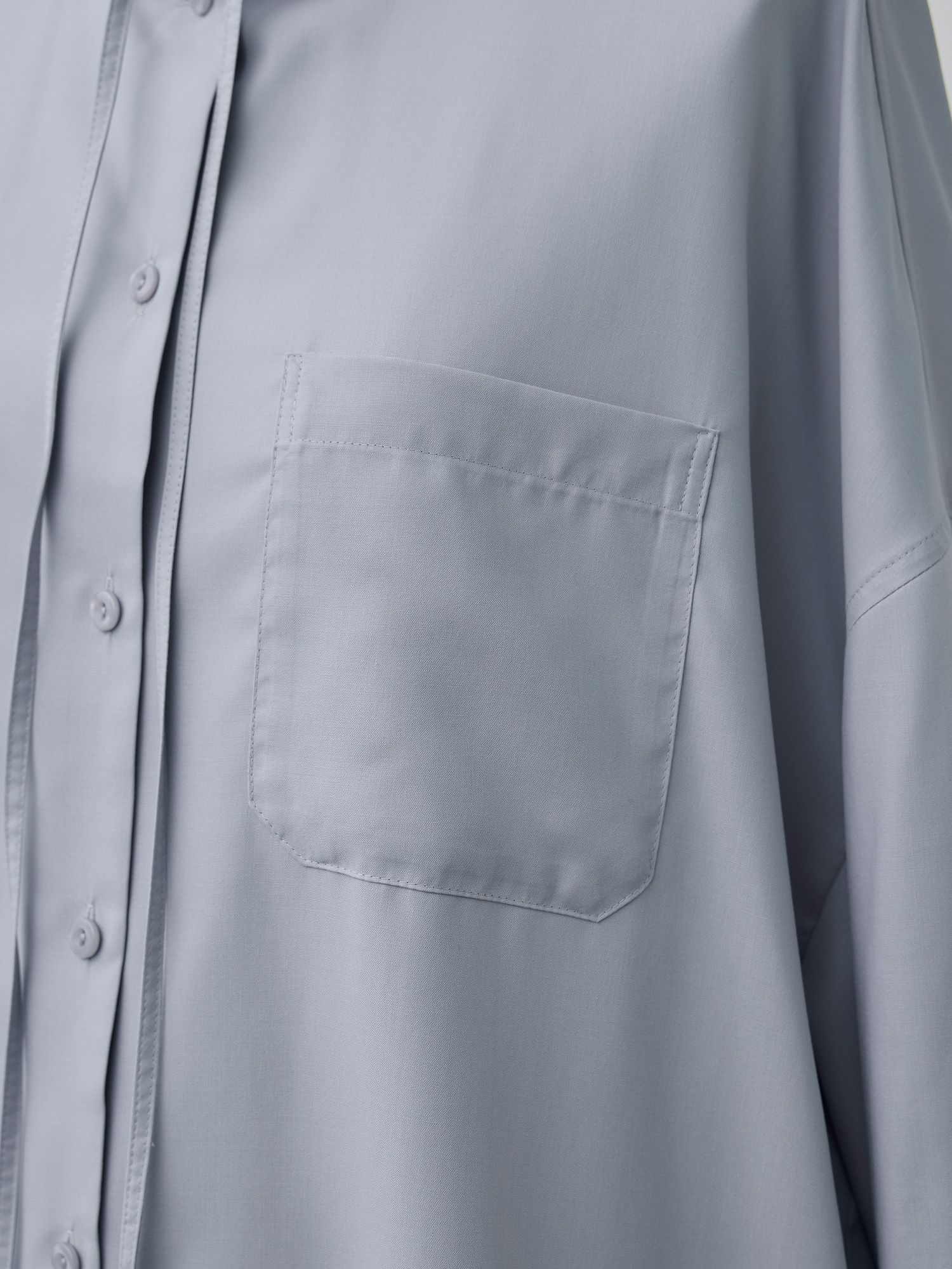 フルダルスパンフードシャツ