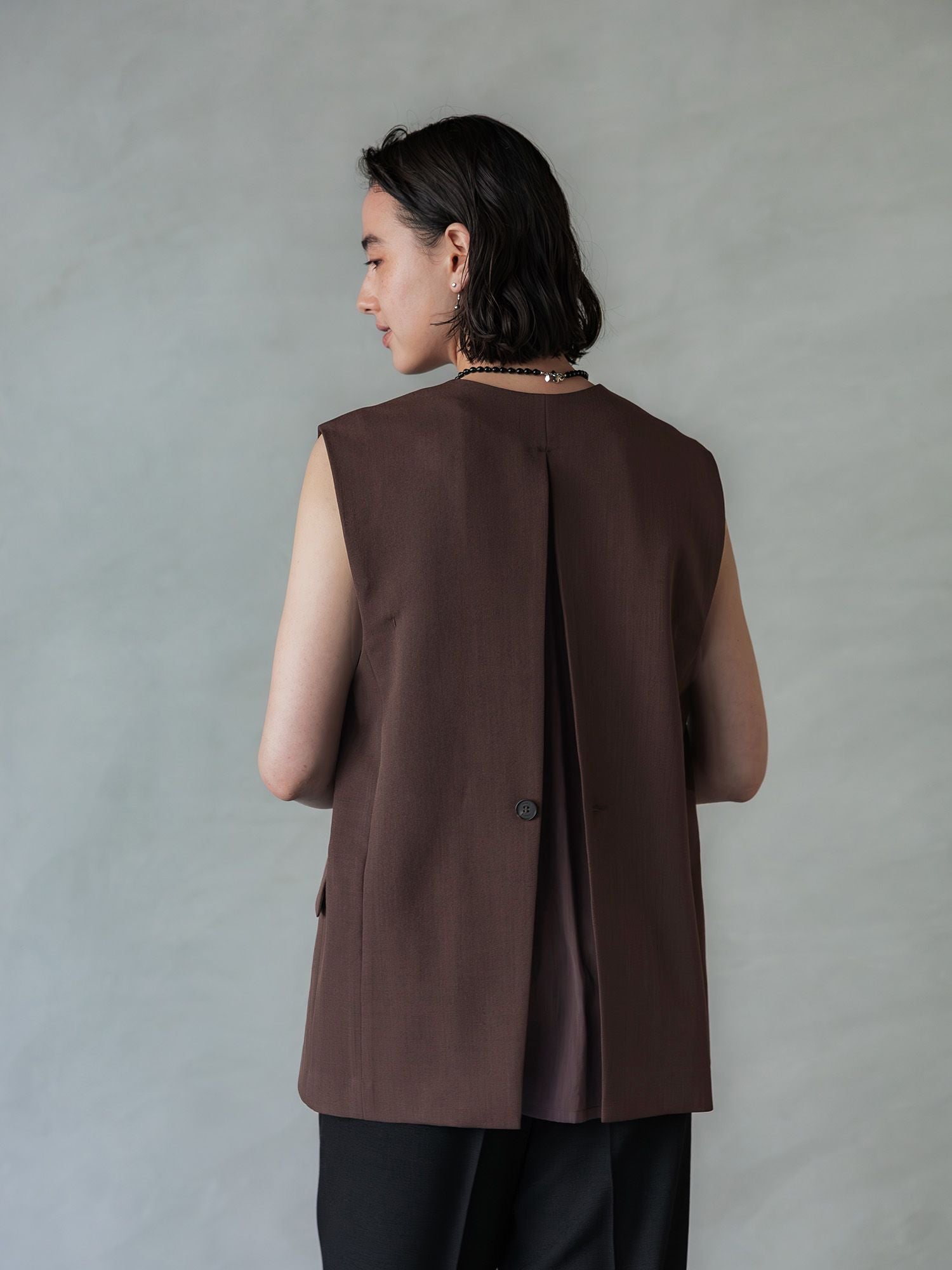 【BLACK】<conte>フライフロント ジレ BLACK】<conte>フライフロント ジレの通販 by UNITED ARROWS OUTLET