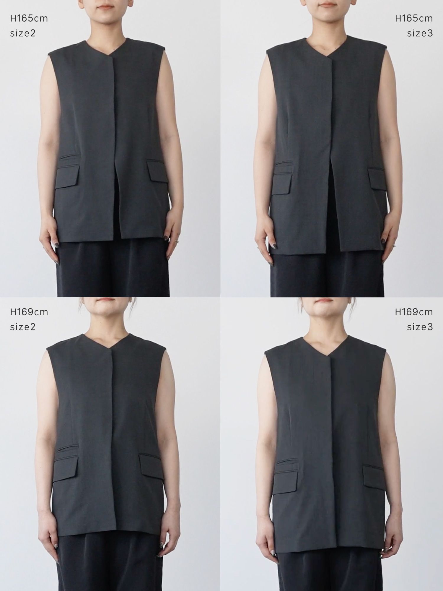 crewre クルーレ フロントフライバックオープンジレ チャコールグレー ３ crewre online store / フロントフライバックオープンジレ