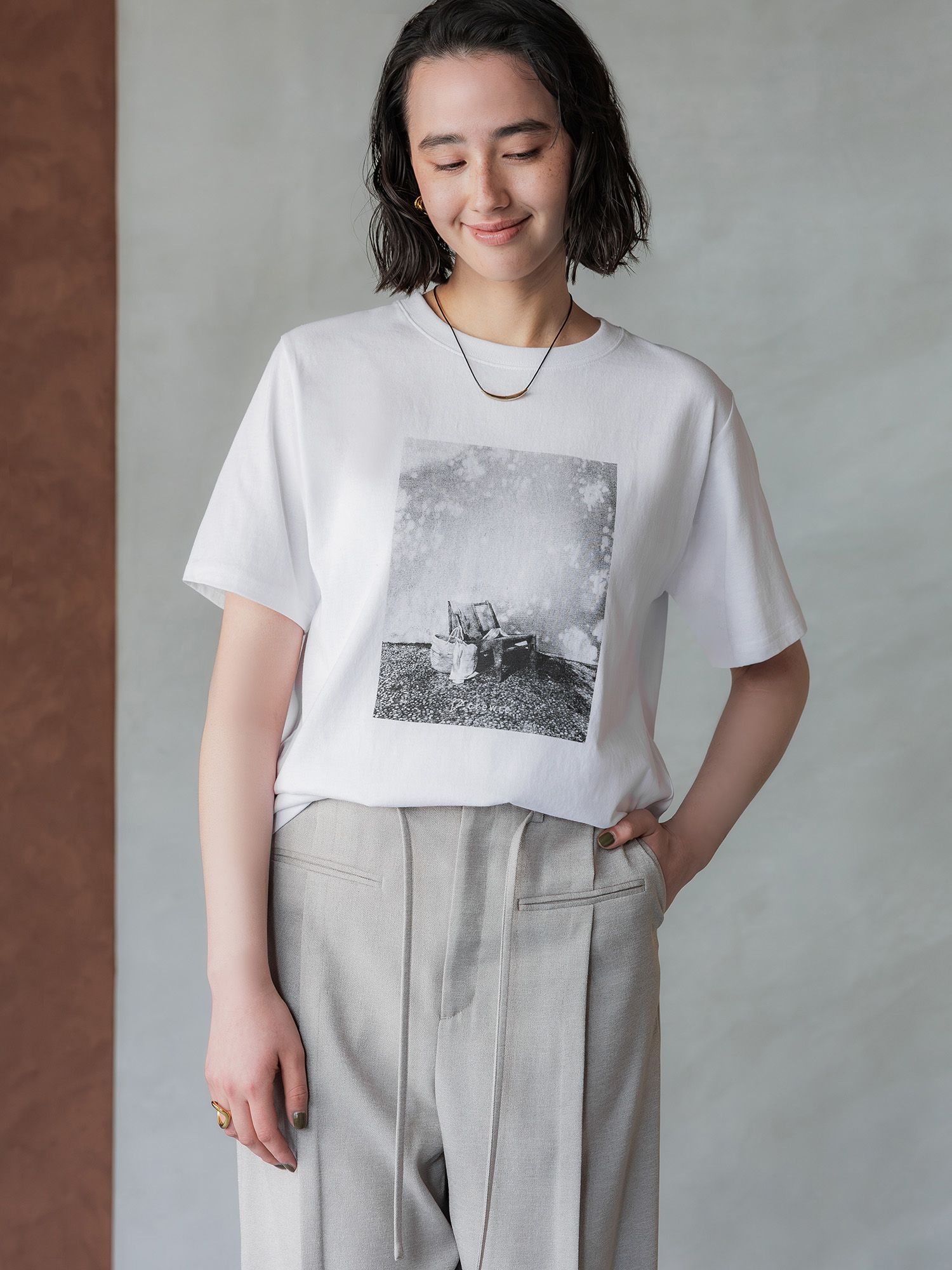 crewre online store / フォトグラフィープリントTシャツ