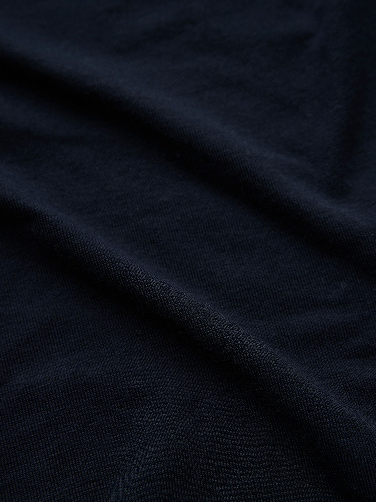 シルクブレンドボートネックロンT