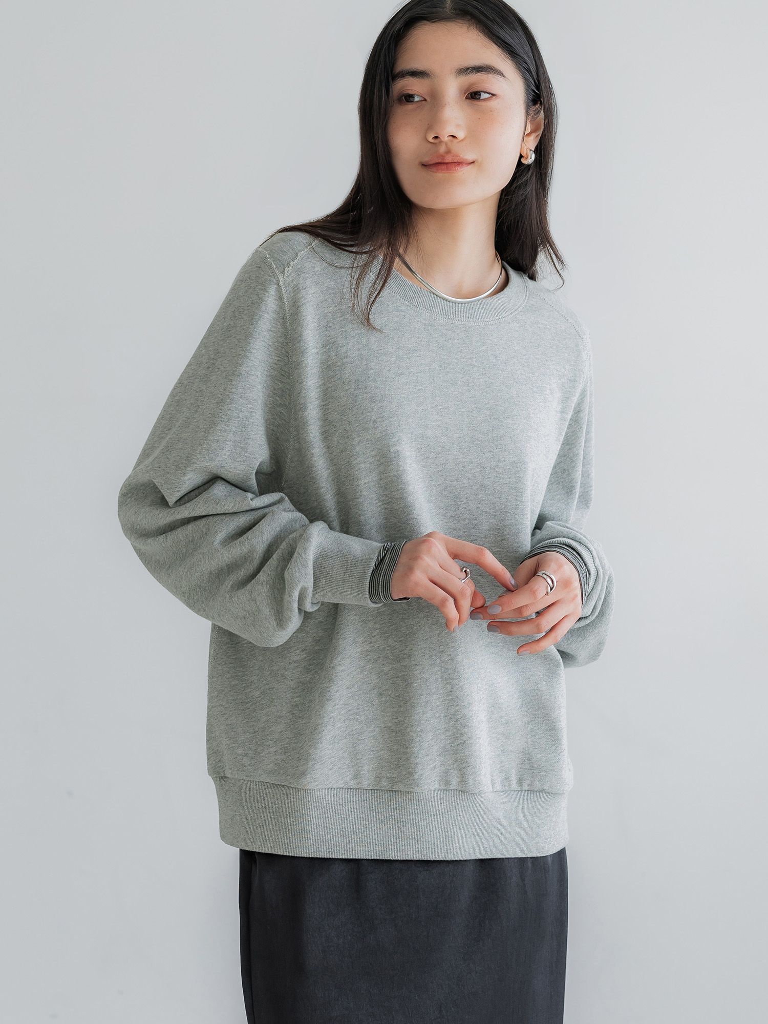 crewre online store / セットインルーズスウェットロンT crewre online store / セットインルーズスウェットロンT