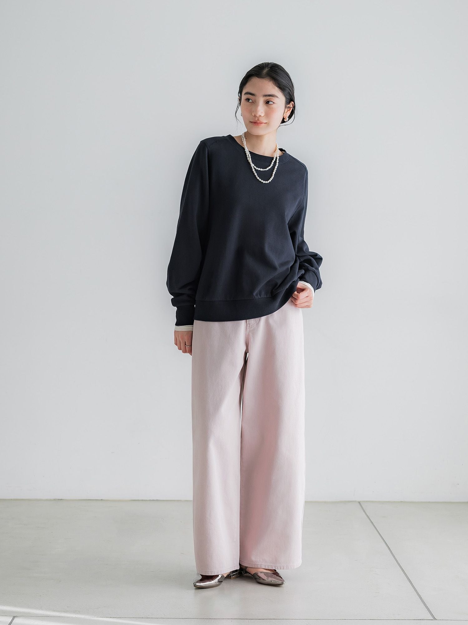 crewre online store / セットインルーズスウェットロンT