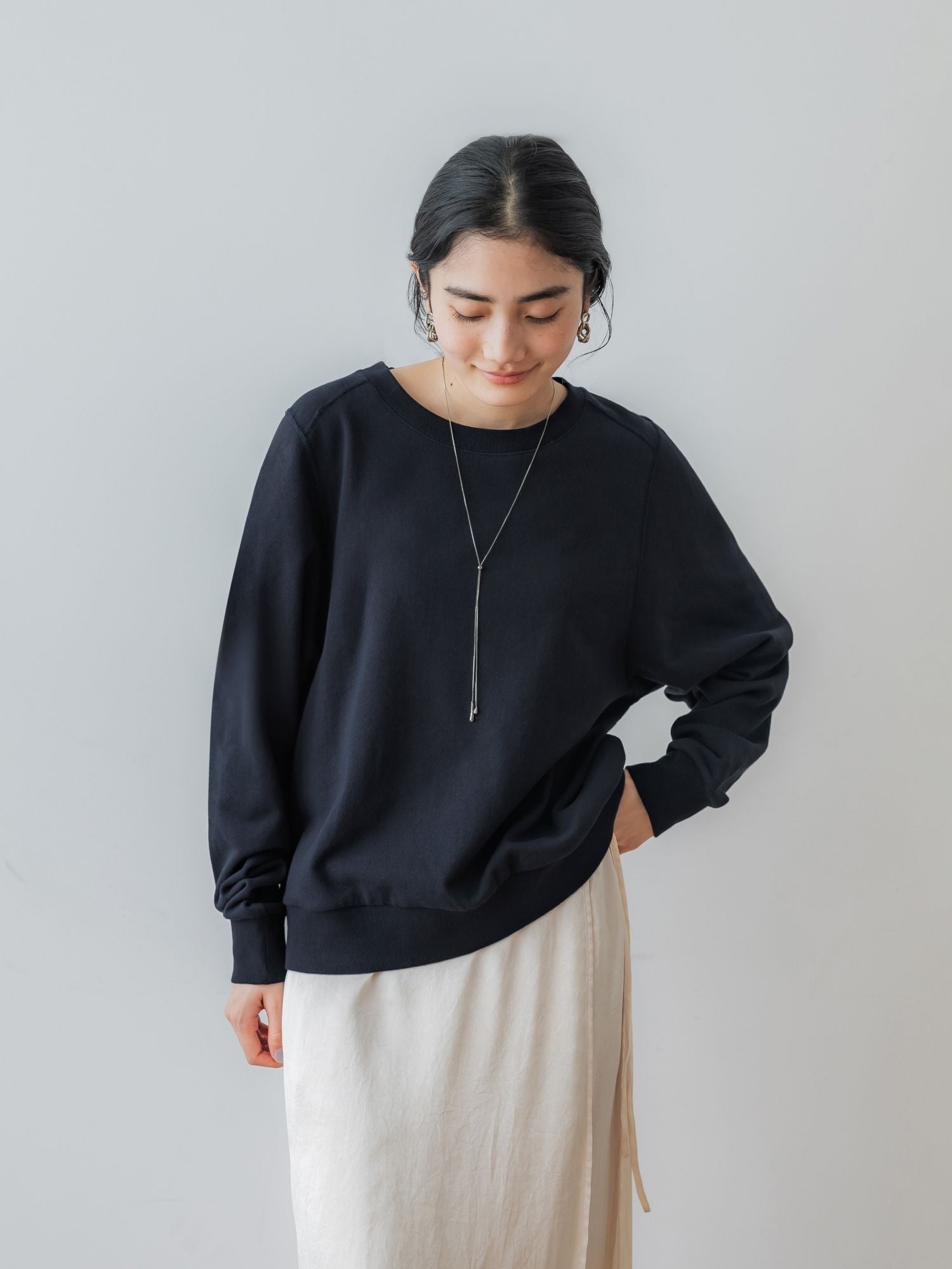 crewre online store / セットインルーズスウェットロンT