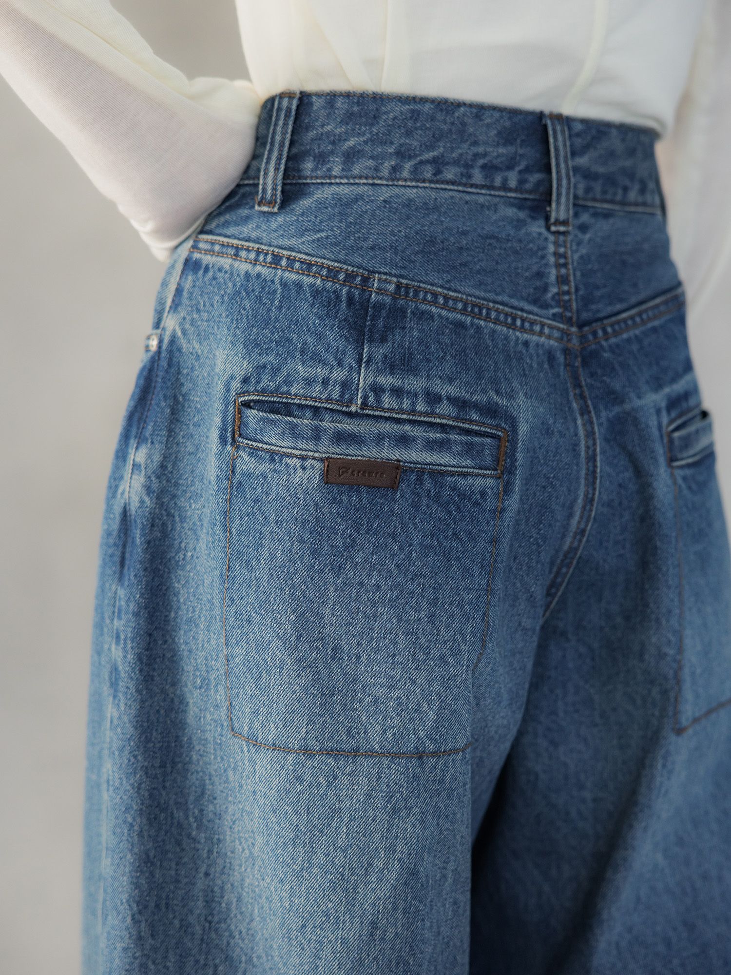 crewre online store / ソフトカーヴィーデニムパンツ