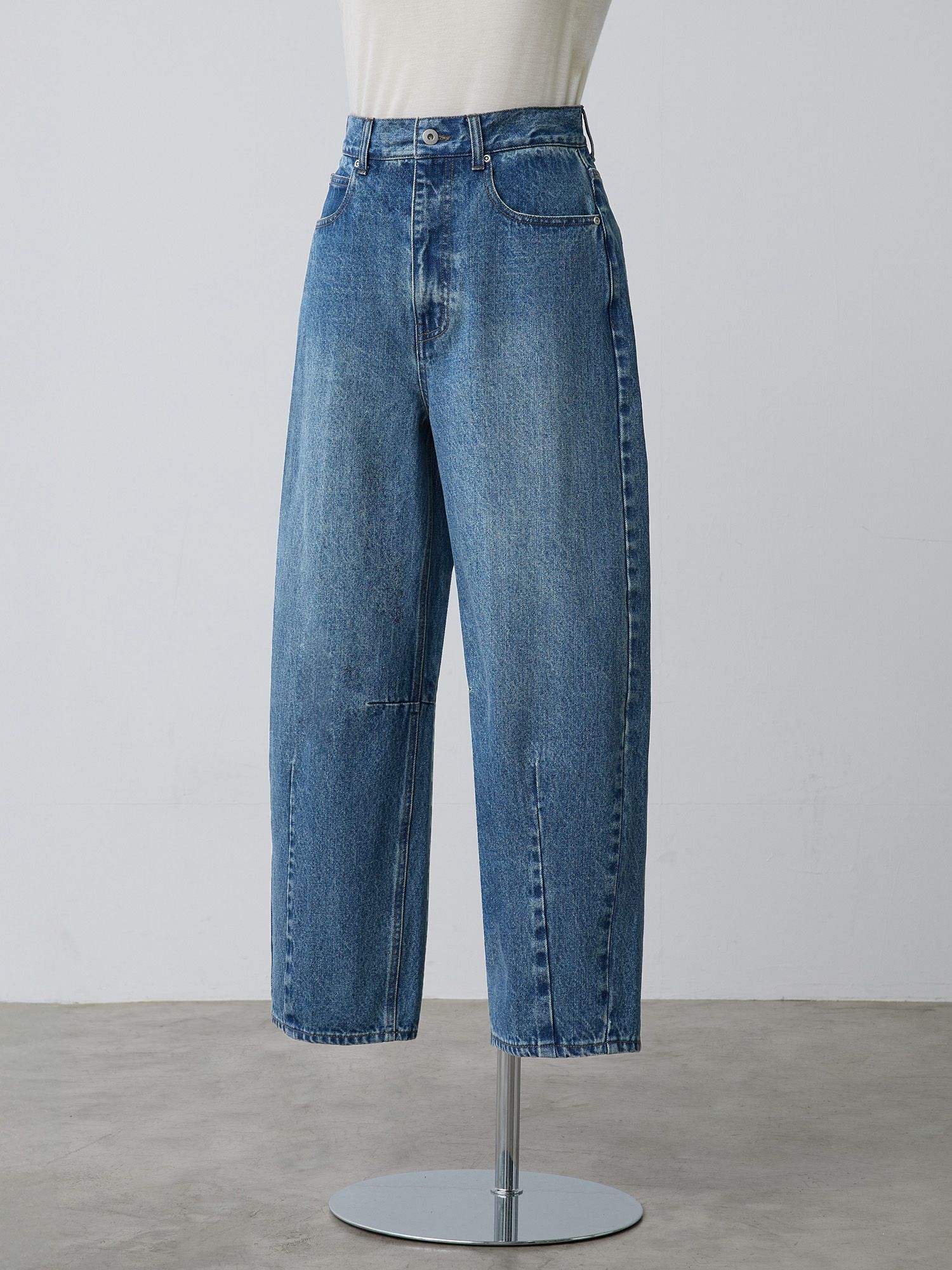 ソフトカーヴィーデニムパンツ