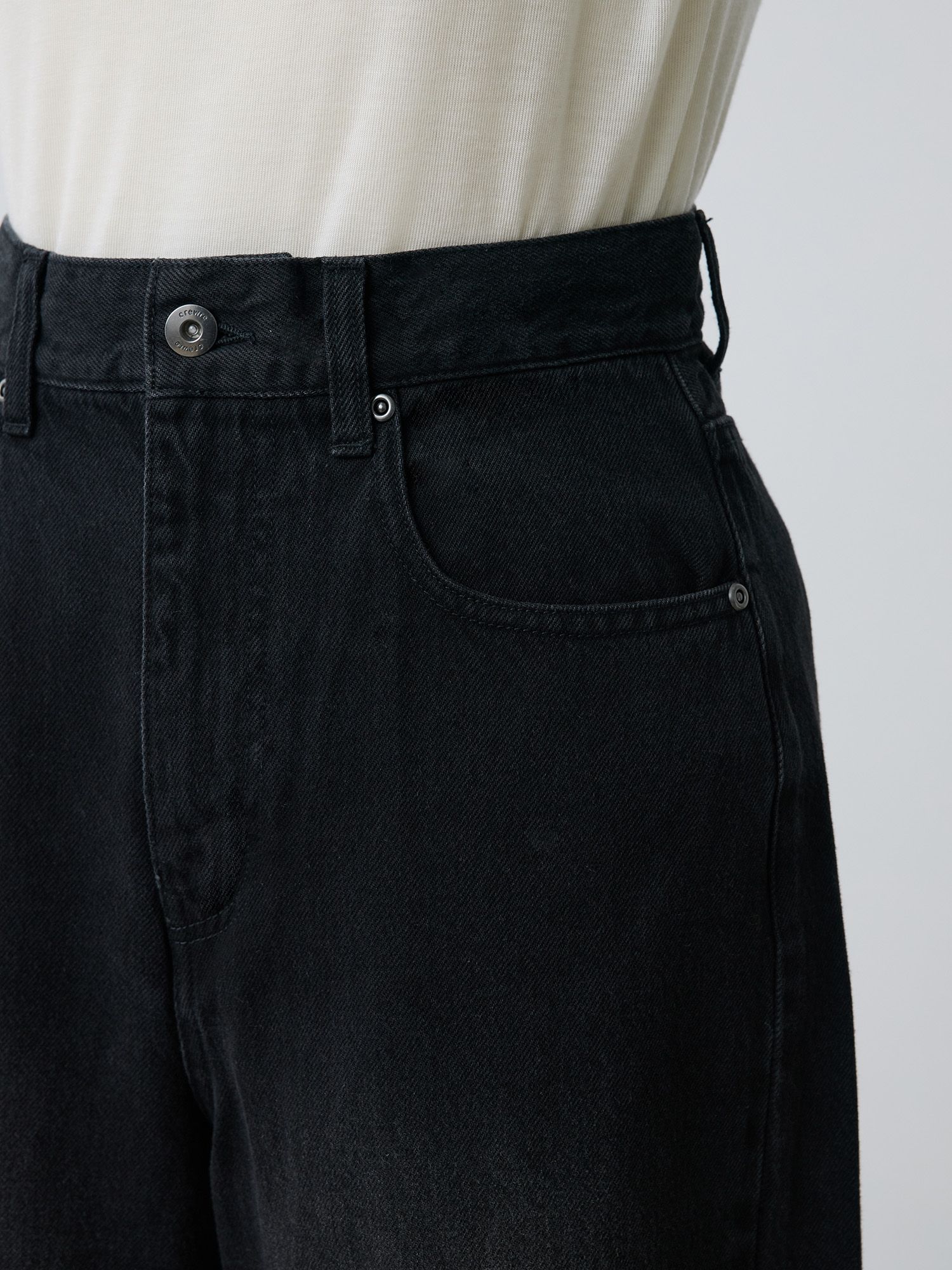 crewre online store / ソフトカーヴィーデニムパンツ