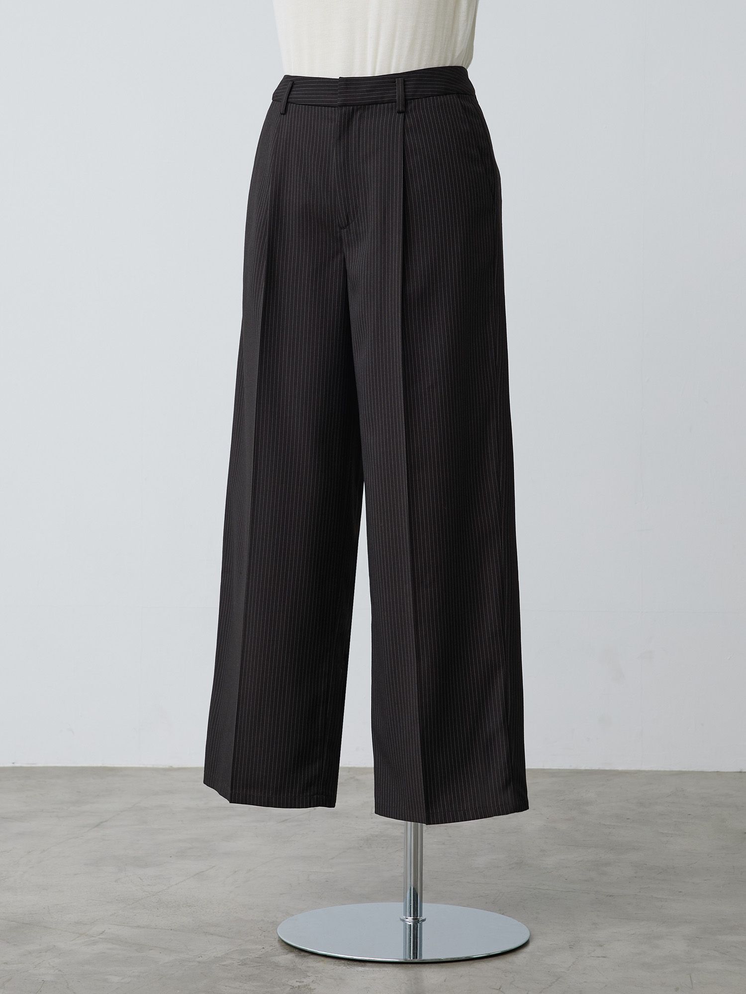 2wayレイヤードストレートパンツ