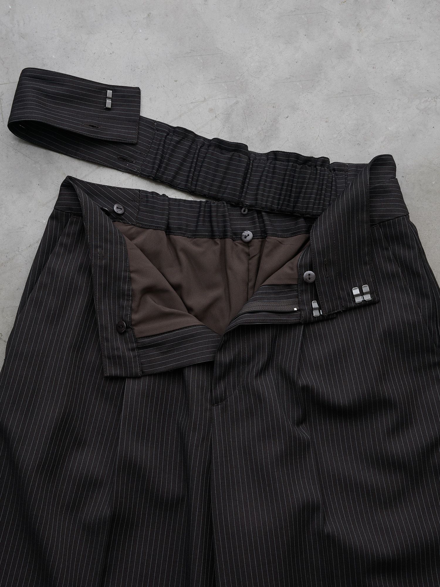 2wayレイヤードストレートパンツ