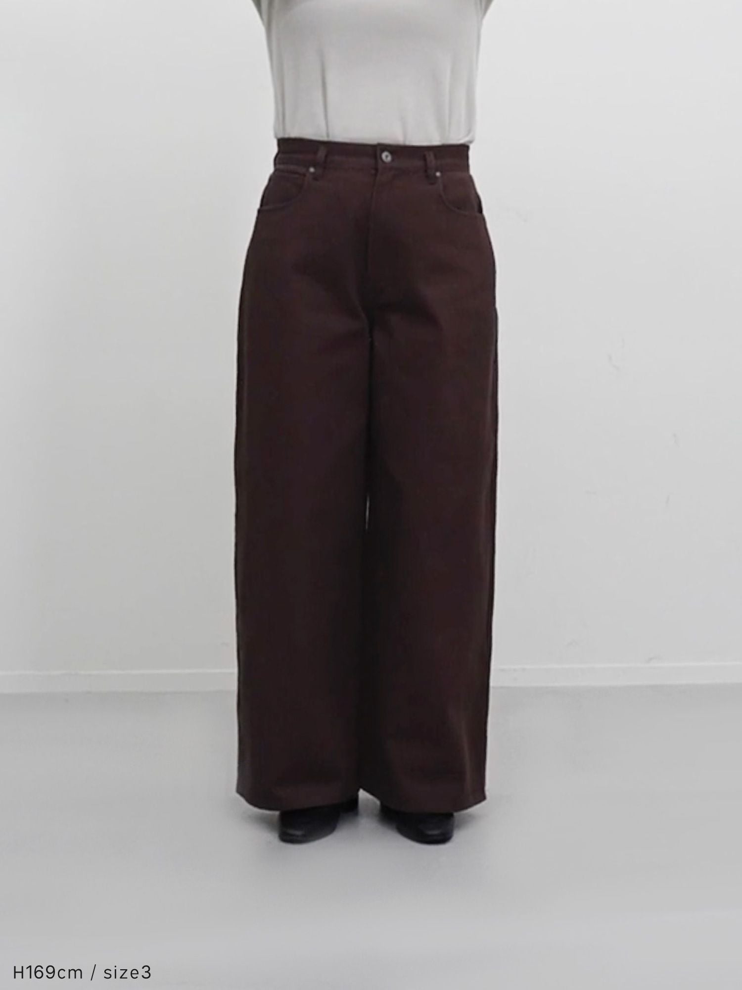 crewre online store / ヴィンテージライクワイドパンツ