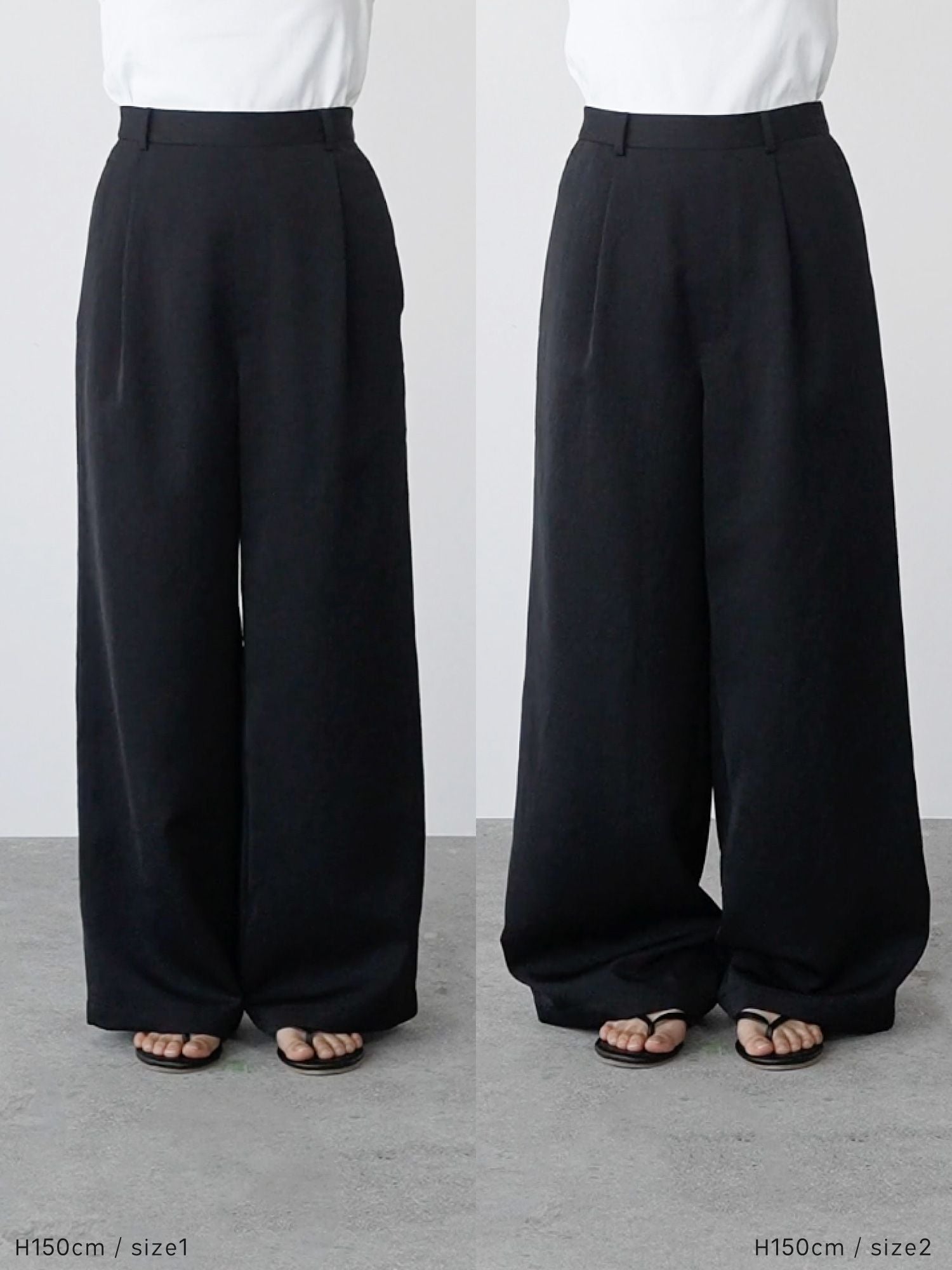 ウォッシャブルサテンスラックス