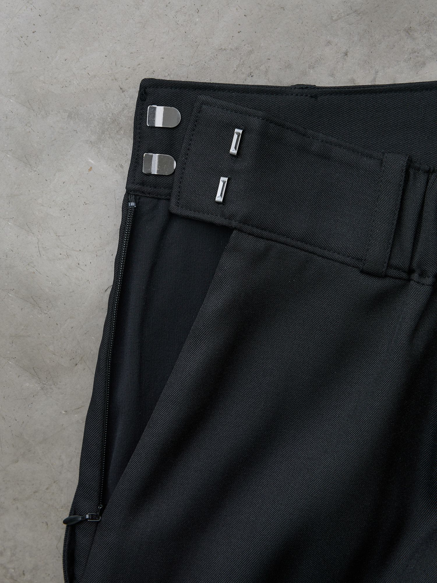 crewre バックタックナロースカート BLACK 3 crewre online store / バックタックナロースカート