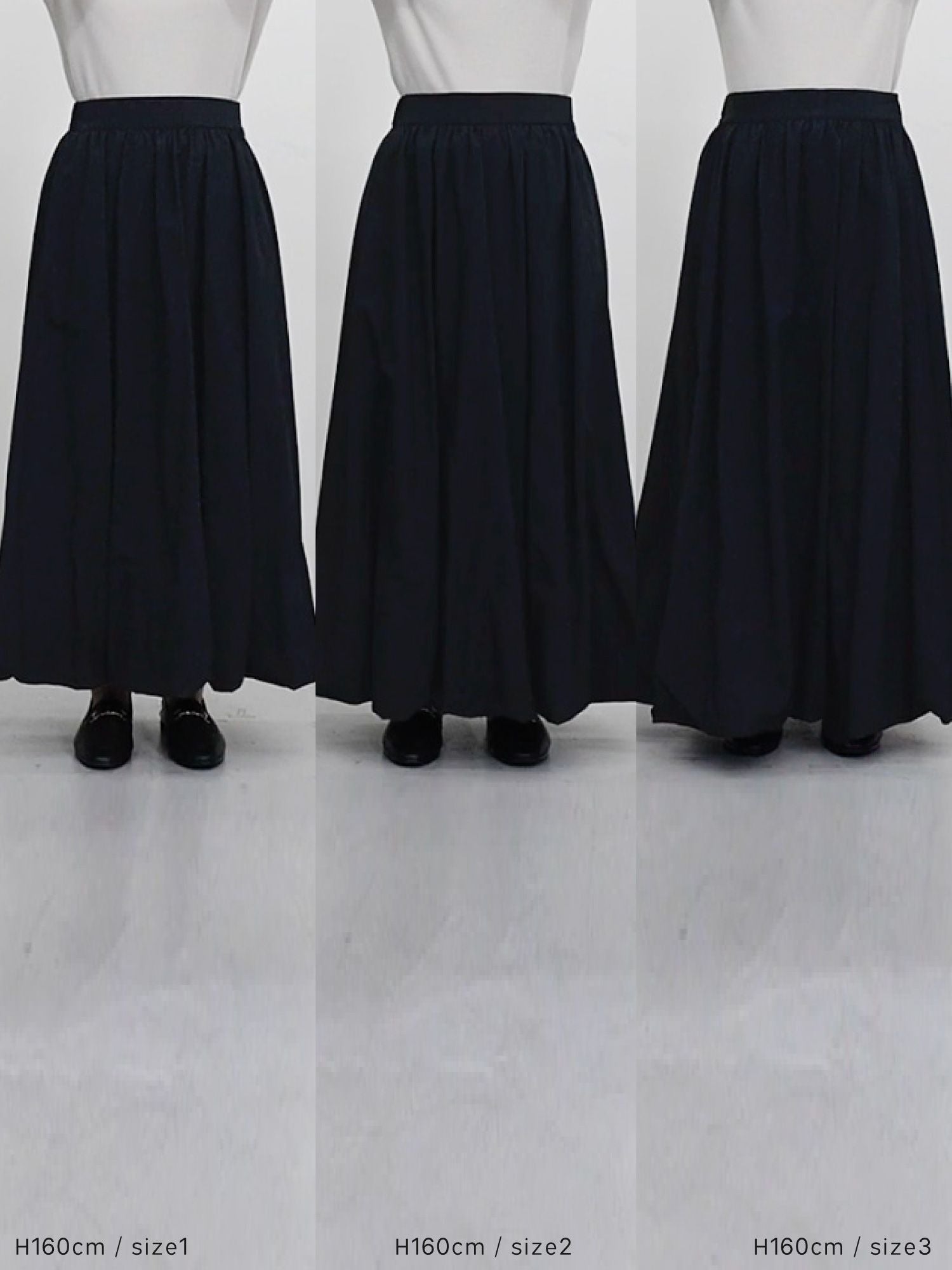 crewre online store / ナイロンドレープマキシスカート